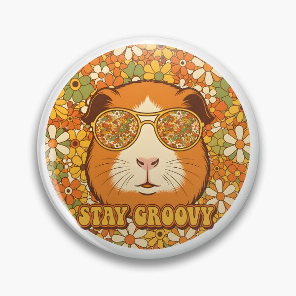 Item preview, Stay groovy, guinea pig lover gift  designed and sold by Edvole.