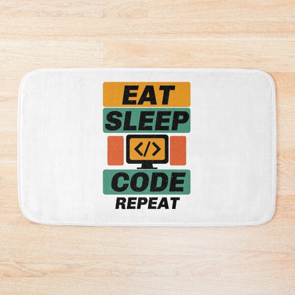 Item preview, Eat Sleep Code Repeat – Programmer Life Graphic Tee designed and sold by Koony House and Field.