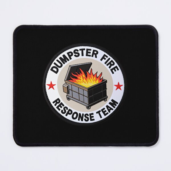Item preview, Dumpster Fire Response Team Certified Mayhem Management Group designed and sold by SkeletonsDanger.