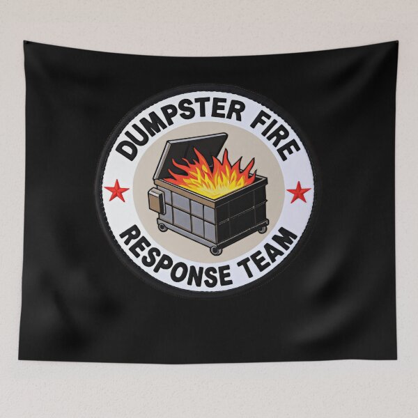 Item preview, Dumpster Fire Response Team Certified Mayhem Management Group designed and sold by SkeletonsDanger.