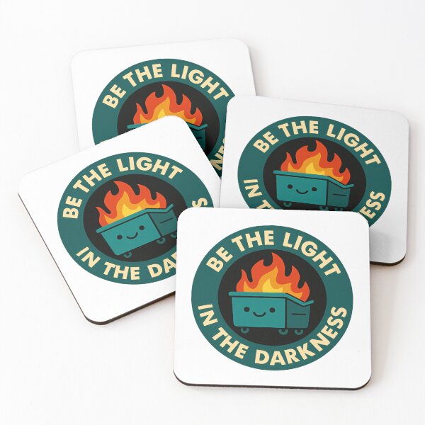 Item preview, Funny Dumpster Fire Response Team Be the Light in the Darkness designed and sold by SkeletonsDanger.
