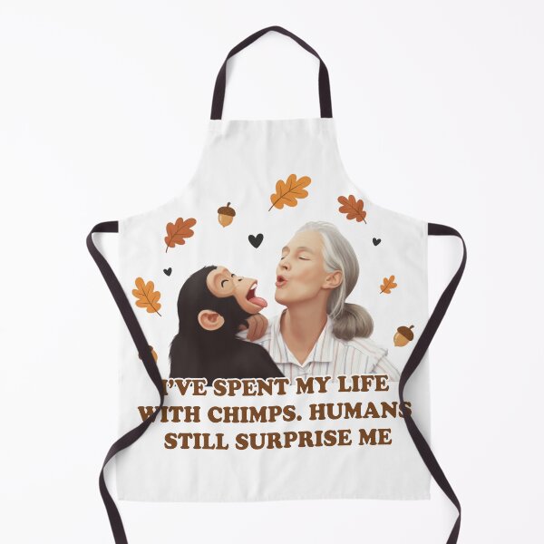 Item preview, Chimpanzee Jane Goodall designed and sold by yunamaliskova.
