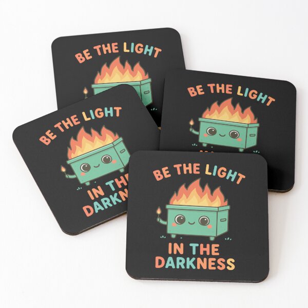 Item preview, Funny Dumpster Fire Response Team Be the Light in the Darkness Humor Squad Edition designed and sold by SkeletonsDanger.