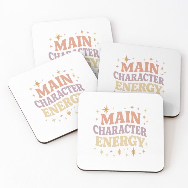 Item preview, Main Character Energy – Retro Feminine Typography Design designed and sold by FluffyCreative.