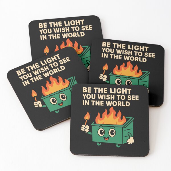 Item preview, Funny Dumpster Fire Response Team Be the Light you wish to see in the world Motivation Force designed and sold by SkeletonsDanger.