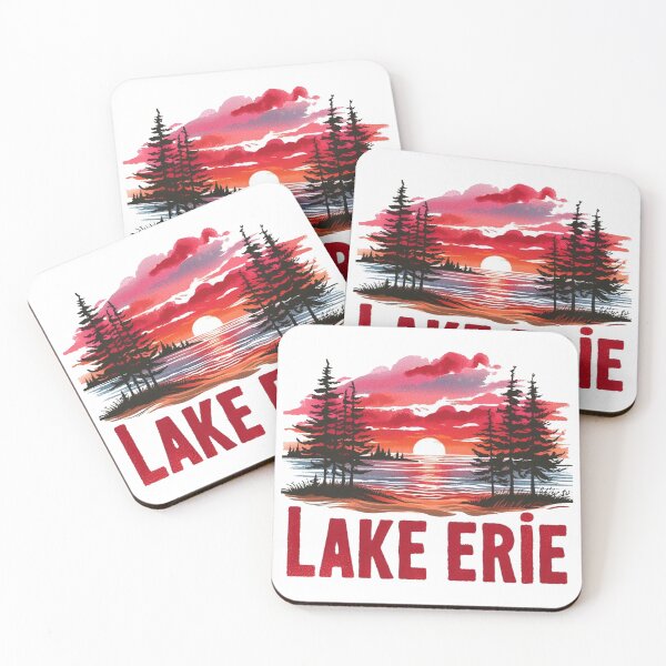 Item preview, Lake Erie Sunset - Travel Art designed and sold by yunamaliskova.