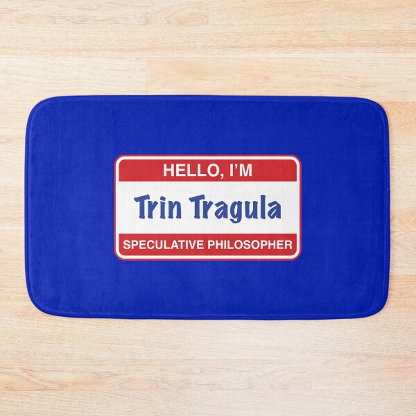 Item preview, Trin Tragula name badge designed and sold by eldram.