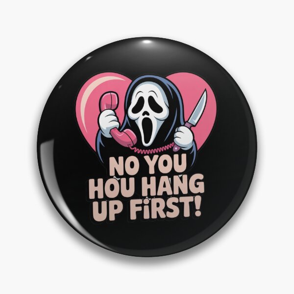 Item preview, No, You Hang Up First – Funny Ghostface Halloween designed and sold by martin max.