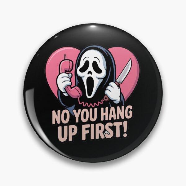 Item preview, No, You Hang Up First – Funny Ghostface Halloween designed and sold by martin max.