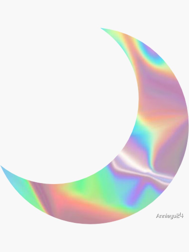 "crescent Moon " Sticker For Sale By Annieyu24 | Redbubble