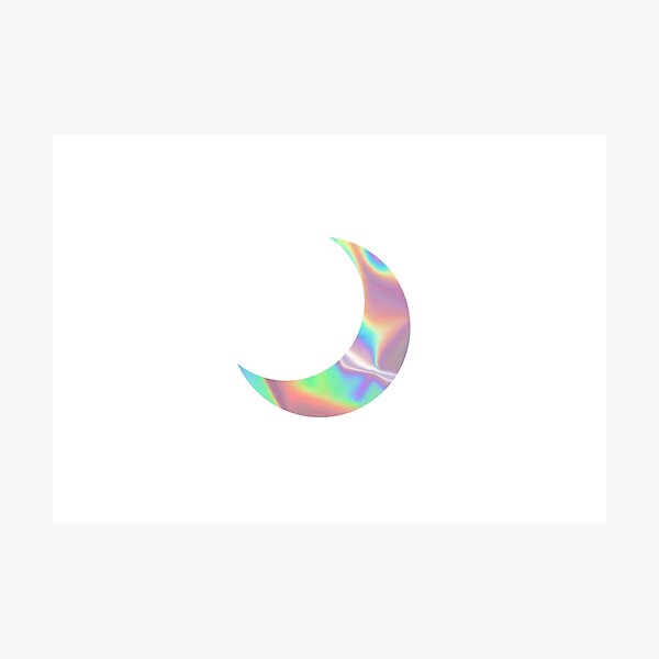crescent moon Photographic Print