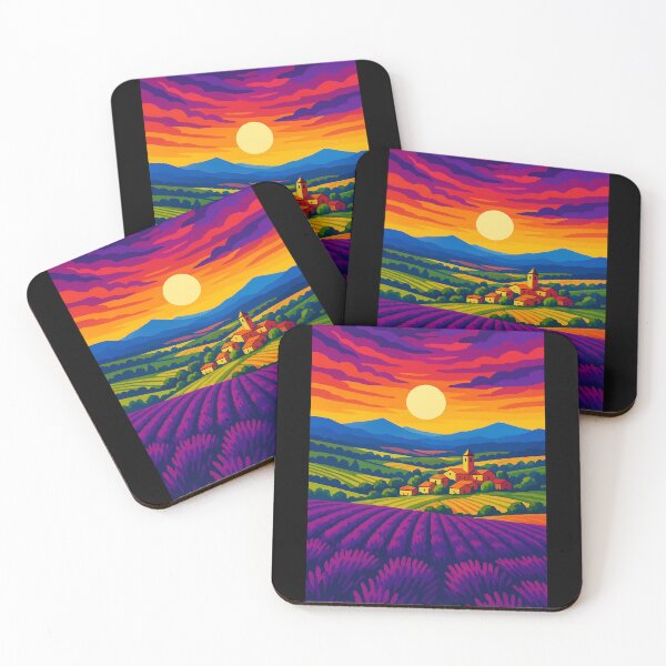 Item preview, Vibrant Provence Lavender Sunset designed and sold by Zoologybestiary.