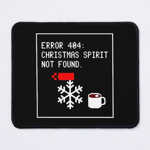 Item preview, Humorous Digital Christmas Error in Pixel Art designed and sold by SplashTastic.