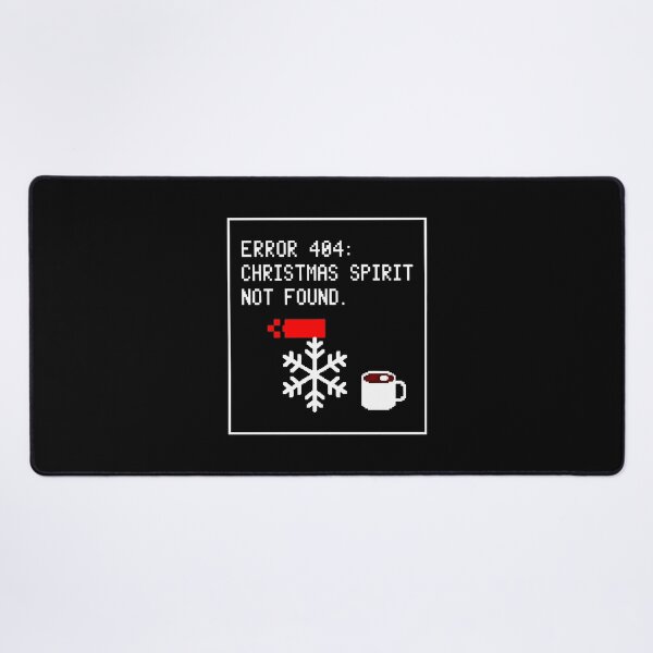 Item preview, Humorous Digital Christmas Error in Pixel Art designed and sold by SplashTastic.