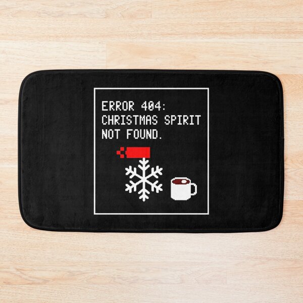 Item preview, Humorous Digital Christmas Error in Pixel Art designed and sold by SplashTastic.