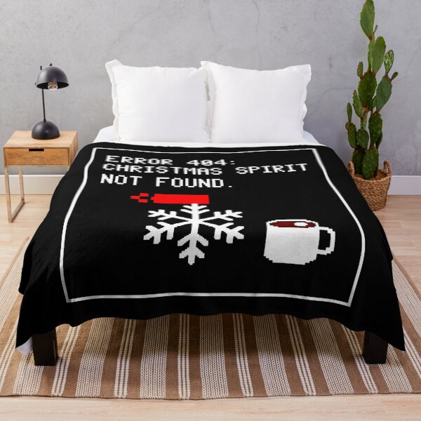 Item preview, Humorous Digital Christmas Error in Pixel Art designed and sold by SplashTastic.