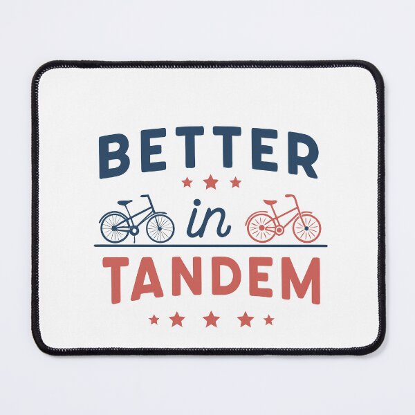 Item preview, Better in Tandem – Funny Cycling Quote Design for Couples & Bikers designed and sold by VividOrganica.