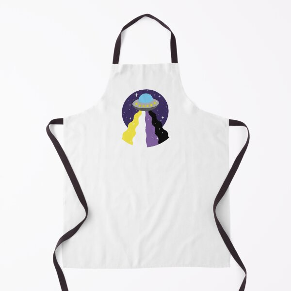 Item preview, Non-binary Flag UFO – Subtle LGBTQ+ Pride for Everyday Wear designed and sold by SafeSpace-co.
