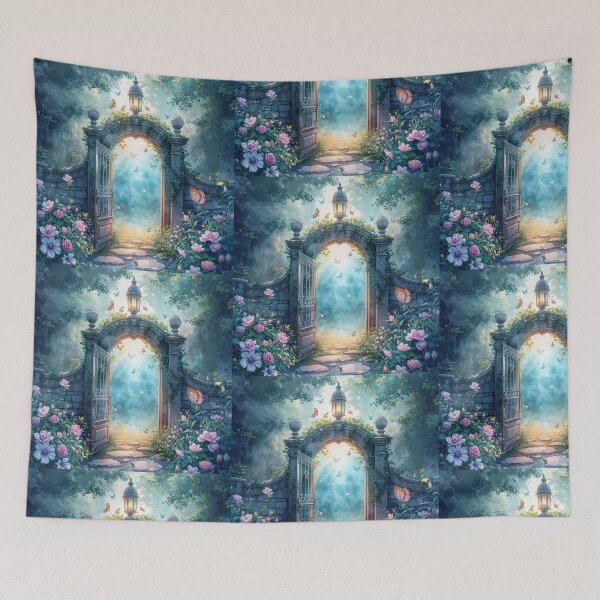 Item preview, Magical Stone Archway Secret Garden Gate designed and sold by lovelynong.