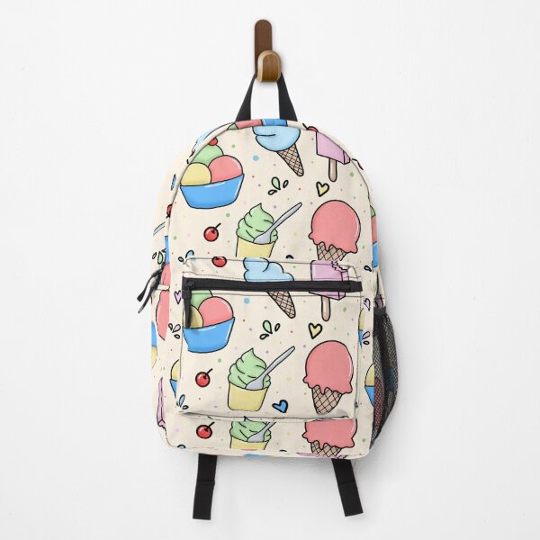 Item preview, Cute pastel colored ice cream seamless pattern design designed and sold by juoctaviniarts.
