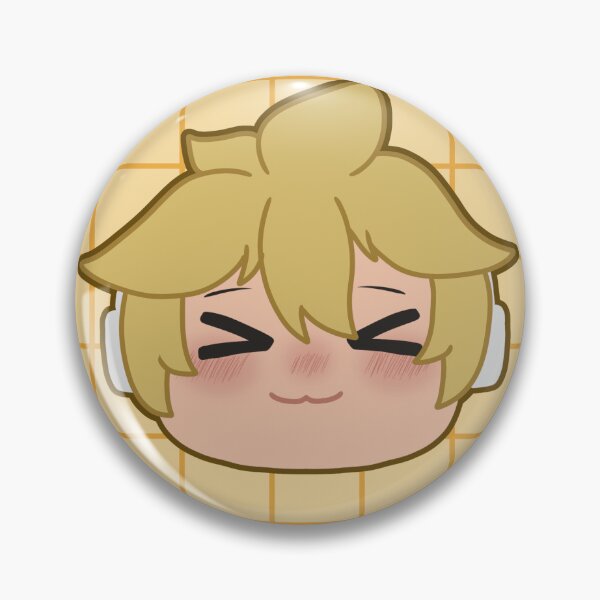 Artikelvorschau, Len Kagamine Chibi-Kopf entworfen und verkauft von WrenFair.