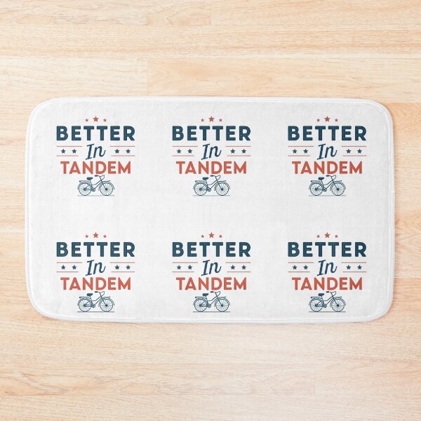 Item preview, Better in Tandem – Modern Minimalist Bike Typography Design designed and sold by VividOrganica.