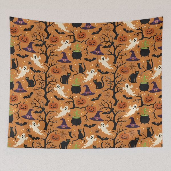 Item preview, Pumpkins and ghosts designed and sold by Marcu Ioachim.