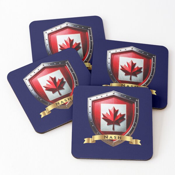 Item preview, Nash Family Canada Shield, Maple Leaf Heraldry Crest designed and sold by Highlandkings.
