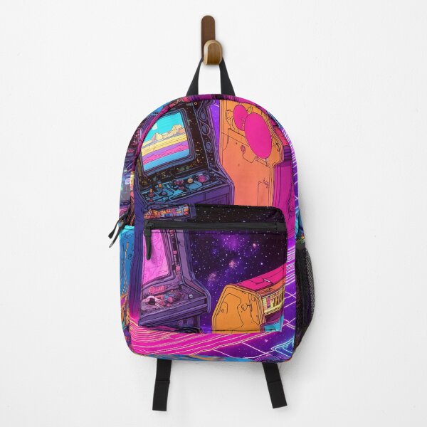 Item preview, Retro Arcade Machines in Neon Galaxy designed and sold by Jirka Svetlik, Studio Illuvision.
