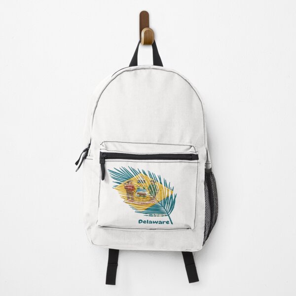 Item preview, Abstract Delaware Flag – Feather Shape Design designed and sold by ArteJorge48.