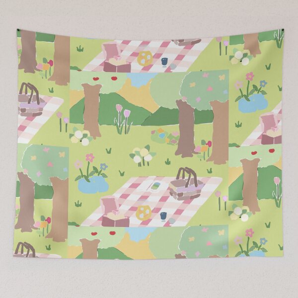 Item preview, picnic in garden designed and sold by Moonmagine.