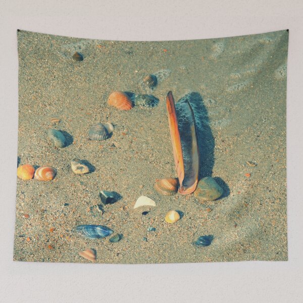 Item preview, Pure Beach Brown and white seashell  designed and sold by newandchange.