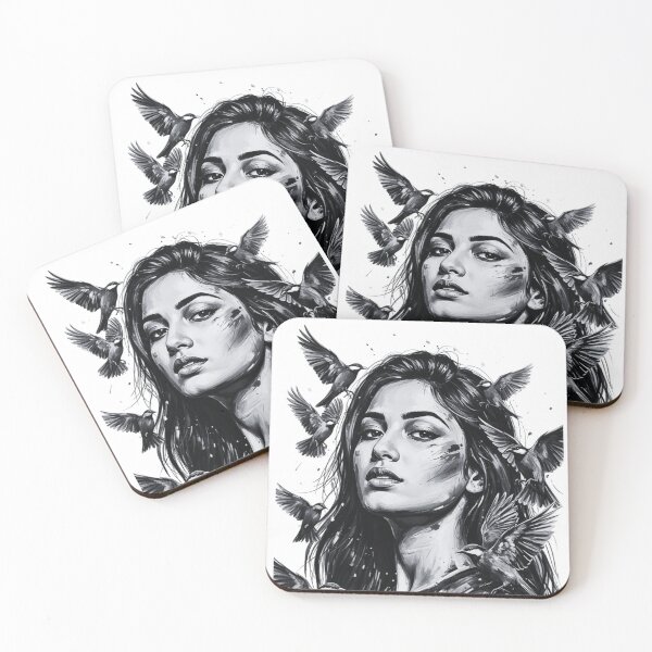 Item preview, Mulher com passáros designed and sold by luizcruz.