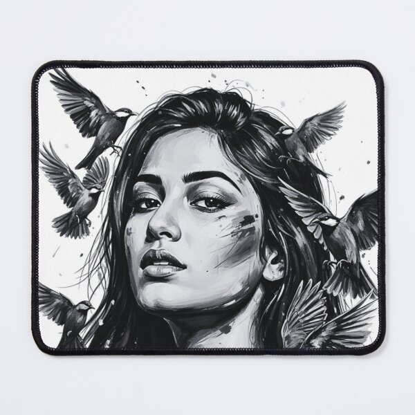 Item preview, Mulher com passáros designed and sold by luizcruz.