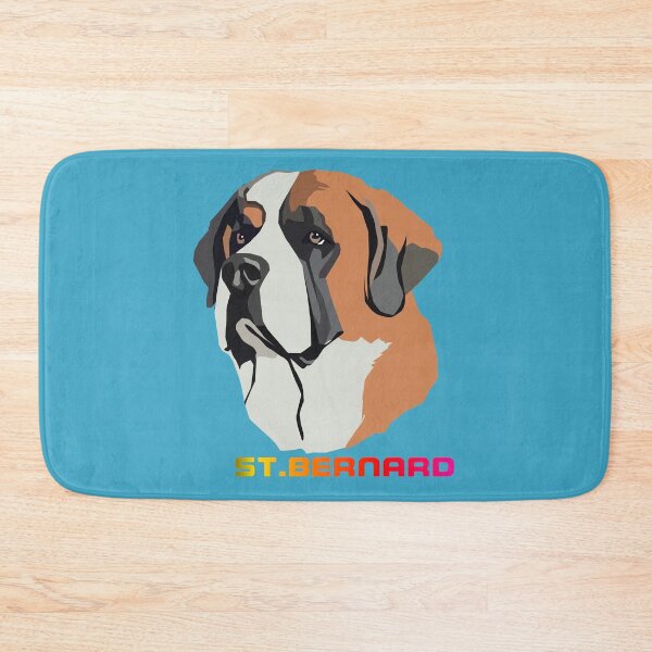 Item preview, St. Bernard Dog illustration designed and sold by ZooStateofMind.