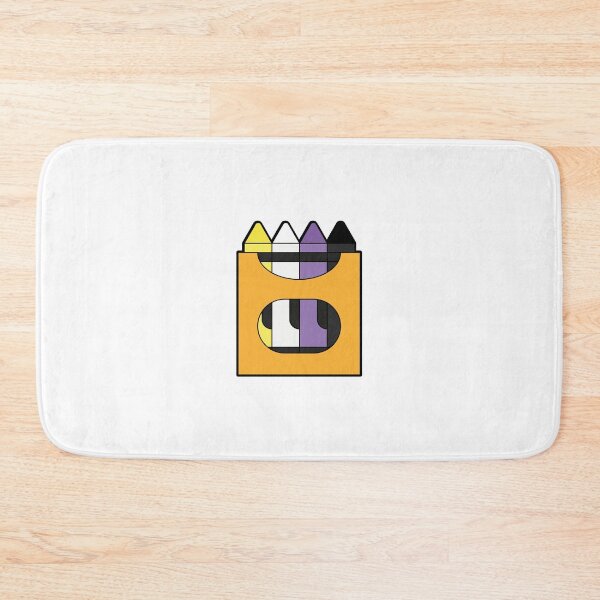 Item preview, Non-binary Flag Crayons – Subtle LGBTQ+ Pride for Everyday Wear designed and sold by SafeSpace-co.