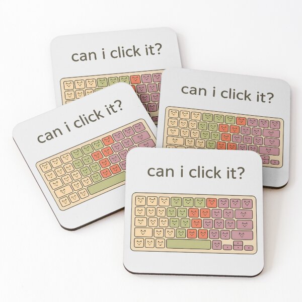 Item preview, Cute Cat Keyboard designed and sold by Zoologybestiary.
