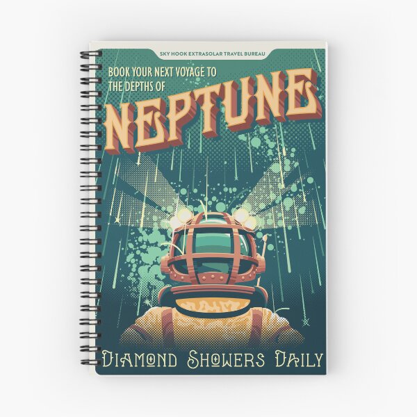 Item preview, Neptune Travel Poster designed and sold by adorabowldesign.