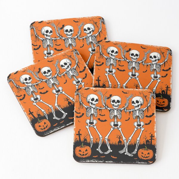 Item preview, Retro Skeleton Dance – Spooky 1930s Halloween designed and sold by AmetistLight.