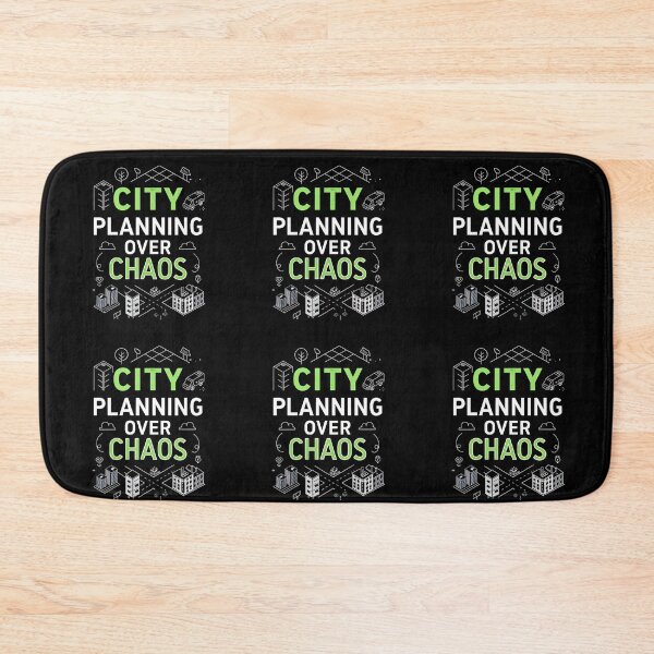 Item preview, City Planning Over Chaos – Minimal Urbanism Typography Design designed and sold by VividOrganica.