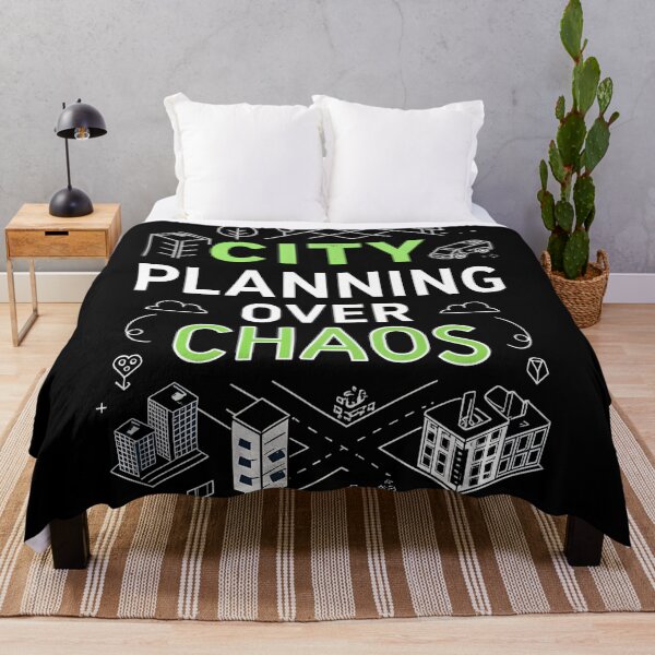 Item preview, City Planning Over Chaos – Minimal Urbanism Typography Design designed and sold by VividOrganica.
