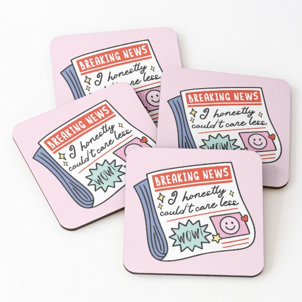 Item preview, Breaking News – I Honestly Couldn’t Care Less –  Self Love Edition designed and sold by HotFluff.