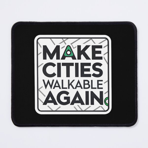 Item preview, Make Cities Walkable Again – Minimal Urbanist Quote  designed and sold by VividOrganica.