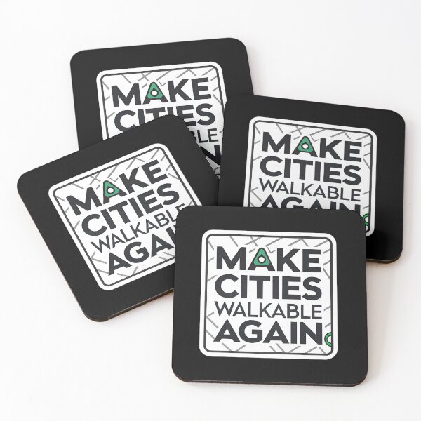 Item preview, Make Cities Walkable Again – Minimal Urbanist Quote  designed and sold by VividOrganica.