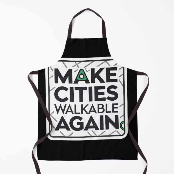 Item preview, Make Cities Walkable Again – Minimal Urbanist Quote designed and sold by VividOrganica.