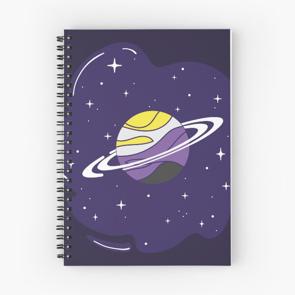 Item preview, Non-binary Flag Planet – Subtle LGBTQ+ Pride for Everyday Wear designed and sold by SafeSpace-co.