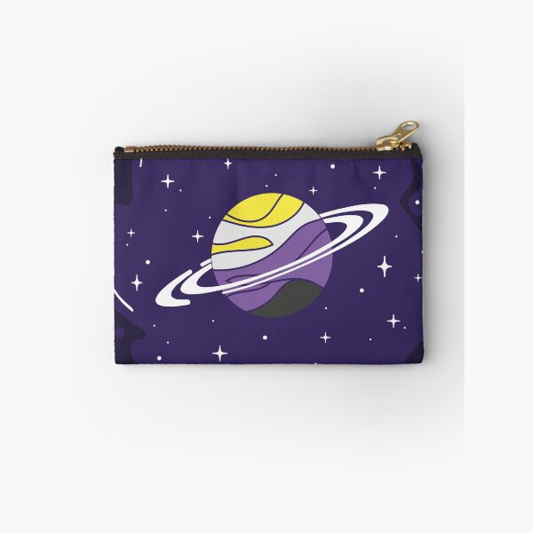 Item preview, Non-binary Flag Planet – Subtle LGBTQ+ Pride for Everyday Wear designed and sold by SafeSpace-co.