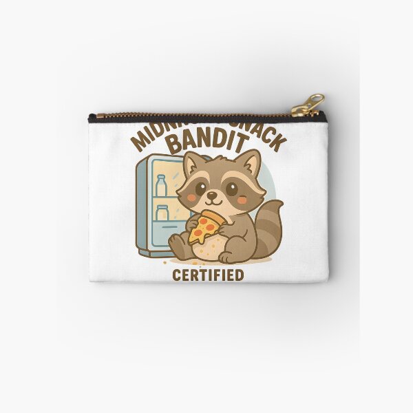 Item preview, Midnight Snack Bandit – Funny Raccoon Meme | Cute Trash Panda Food Design designed and sold by Cat & Coffee Studio.