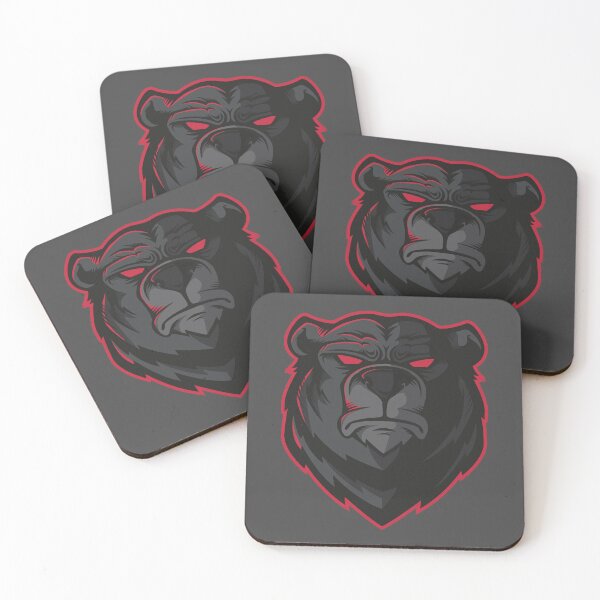 Item preview, Angry Black Grizzly Bear | Fierce Wild Animal Mascot Logo designed and sold by MerlinWear.