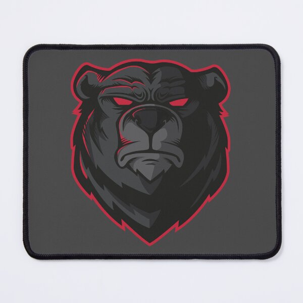 Item preview, Angry Black Grizzly Bear | Fierce Wild Animal Mascot Logo designed and sold by MerlinWear.
